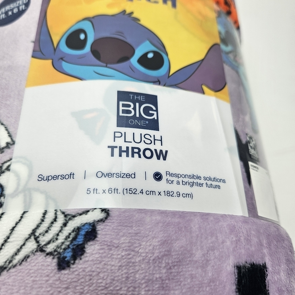 Stitch Blanket Oversized Throw Disney Halloween Blanket - Picture 3 of 8